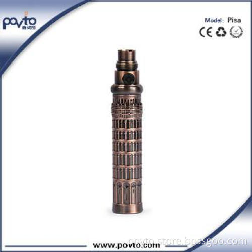 E cigarette pisa tower battery hot selling battery in Italy